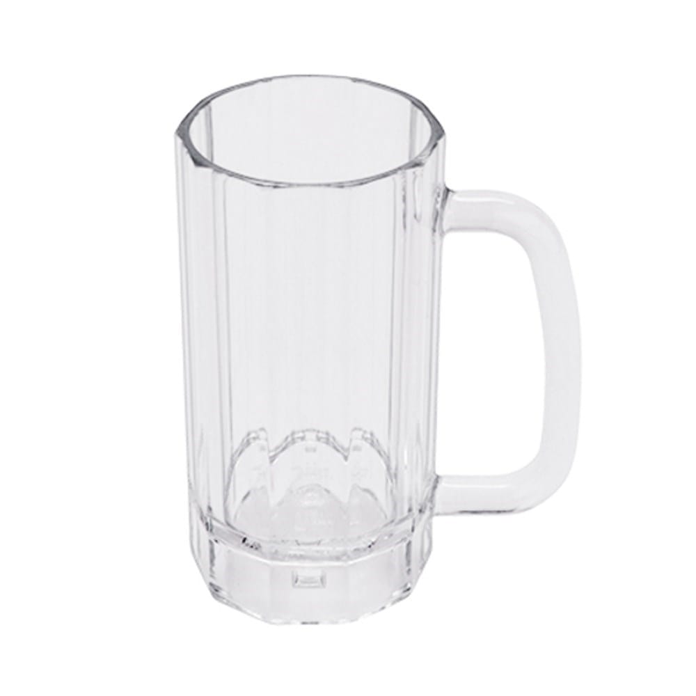 G.E.T. Enterprises Drinkware Dozen G.E.T. 00086-1-SAN-CL Beer Mug 16 oz - Plastic | Denson CFE