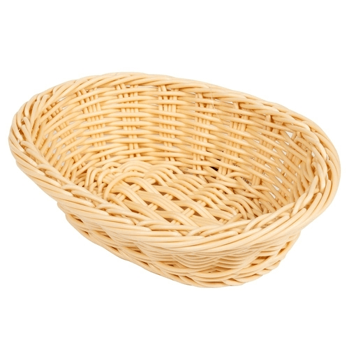 G.E.T. Enterprises Food Service Supplies Each G.E.T. WB-1503-N 9 in x 6.75 in Oval Basket, 2.5 in Deep - Plastic | Denson CFE