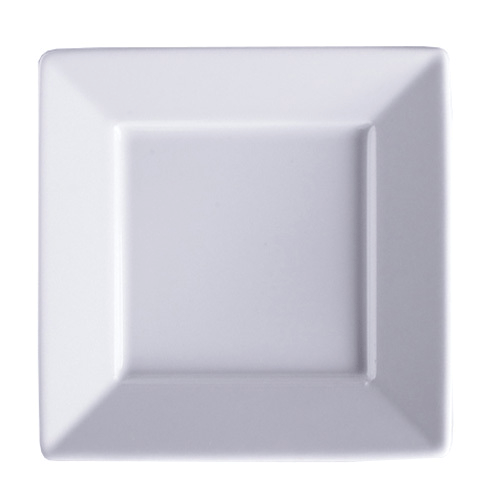 G.E.T. Enterprises Unclassified Dozen G.E.T. PA1101972424 Bright White Porcelain Plate, Corona Zen | Denson CFE