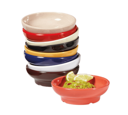 G.E.T. Enterprises Unclassified Dozen G.E.T. SD-05-IV 5 oz., 4 in Salsa Dish, 1.25 in Deep - Melamine | Denson CFE