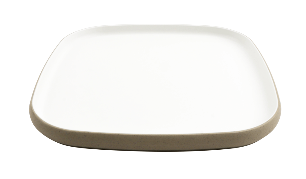 G.E.T. Enterprises Unclassified Each G.E.T. 21376-TOH/SND 12 in Hatch Touch Of Honey Interior/sandstone Exterior Square Melamine Plate | Denson CFE