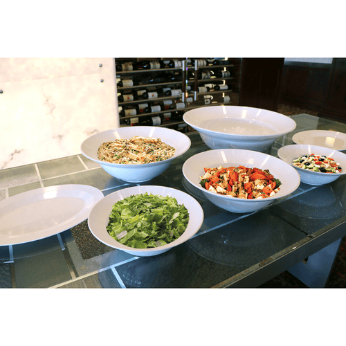 G.E.T. Enterprises Unclassified Each G.E.T. B-128-MN-W 4 Qt. Melamine Round Large Display Bowl | Denson CFE