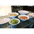 G.E.T. Enterprises Unclassified Each G.E.T. B-128-MN-W 4 Qt. Melamine Round Large Display Bowl | Denson CFE
