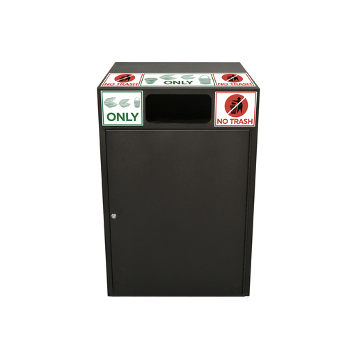 G.E.T. Enterprises Unclassified Each G.E.T. BIN-1-BK Eco Container Collection Bin - Plastic | Denson CFE