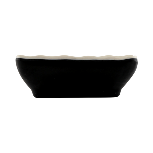 G.E.T. Enterprises Unclassified Each G.E.T. JW3252T-ES Elite Global Solutions JW3252T-ES 2 oz Melamine Sauce Dish - Ebony/sand | Denson CFE