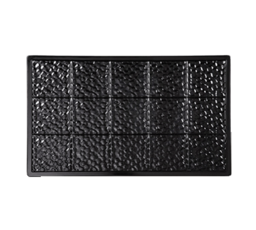 G.E.T. Enterprises Unclassified Each G.E.T. ML-160-BK 18 in x 13 in Oval Platter, 1.75 in Deep - Melamine | Denson CFE