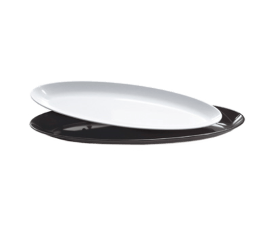 G.E.T. Enterprises Unclassified Each G.E.T. ML-255-BK 27 in x 10 in Oval Siciliano Platter, Black (melamine) - 4 qt | Denson CFE