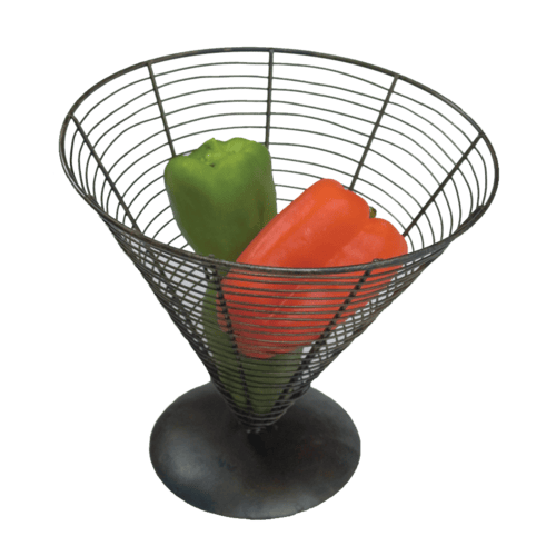 G.E.T. Enterprises Unclassified Each G.E.T. WB-703 9.375 in x 6.875 in Mesh Wire Flatware Basket, 4.5 in Deep | Denson CFE