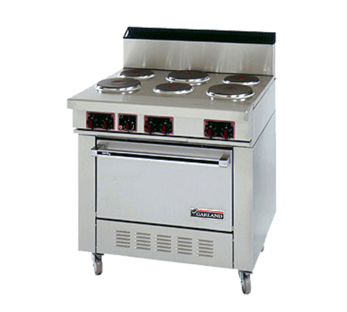 Garland Canada Commercial Restaurant Ranges Each Garland S686 Sentry Series 36" Electric Tubular 6-Burner Range - 208V, 1 Ph