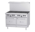 Garland Canada Unclassified Garland G48-6G12RS Natural Gas 6 Burner 48" Range with 12" Griddle, Standard Oven, and Storage Base - 254,000 BTU
