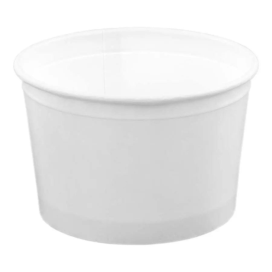 Genpak Essentials Case Genpak P16C 16 oz. Food Container Paper White | Denson CFE