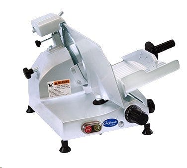 Globe Meat Processing Each Globe C10 Chefmate Light Duty Manual Gravity Feed Slicer With 10? Diameter Knife - 115V, 1/4HP