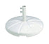 Grosfillex Essentials Each Grosfillex US602104 White Resin Umbrella Base for Table Use | Denson CFE