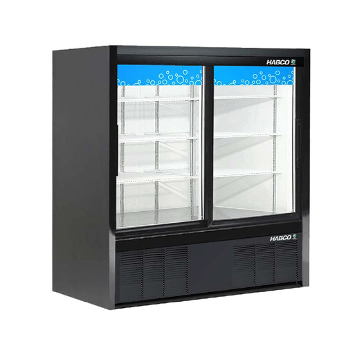 Habco Manufacturing Refrigeration & Ice Each Habco ESM14SL48HC Slidandg Door, two-section, Impulse  Merchandiser