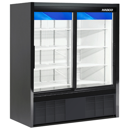 Habco Manufacturing Refrigeration & Ice Each Habco ESM14SL60HC Slidandg Door, two-section, Impulse  Merchandiser