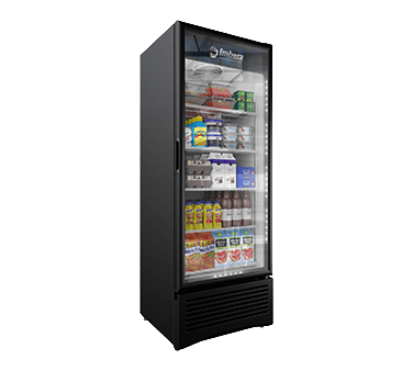 Imbera USA Merchandising and Display Refrigeration Each Imbera G319 One-Section Refrigerated Merchandiser, 17.03 cu. ft., LED Lighting, Glass Door | Denson CFE