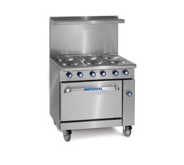 Imperial Canada Equipment Each Imperial IR-G36T-E 36″ Electric Range with 36″ Griddle – 3Ph, 208V | Denson CFE