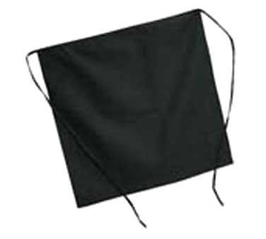 Johnson & Rose Canada Clothing & Textiles Each Johnson Rose 30985 Half Apron - Black 27-1/2 inch x 26-1/2 inch | Denson CFE