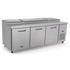 Kelvinator Commercial Refrigerated Prep Tables Each Kelvinator Commercial KCHPT92.12 94 9/50" Pizza Prep Table w/ Refrigerated Base, 115v