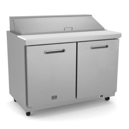 Kelvinator Commercial Refrigerated Prep Tables Each Kelvinator Commercial KCHST48.12 48 1/4" Sandwich/Salad Prep Table w/ Refrigerated Base, 115v