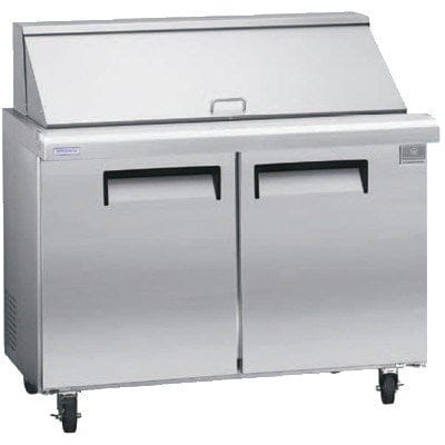 Kelvinator Commercial Refrigerated Prep Tables Each Mega Top Prep Table, two-section, 12 cu. ft. capac