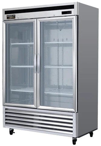 Kool-It Equipment Kool-It KBSR-2G - 54" Double Glass Door Display Cooler - 44 Cu. Ft.