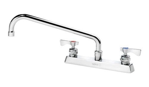 Krowne Metal Faucets and Plumbing Each Krowne 15-512L Deck Mount Faucet w/ 12" Swing Nozzle | Denson CFE