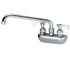 Krowne Metal Plumbing Each Krowne 14-408L Splash Mount Faucet – 8" Swing Spout, 4" Centers | Denson CFE