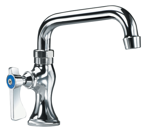 Krowne Metal Sinks & Plumbing Each Krowne 16-108L Deck Mount Single Pantry Faucet - 6" Swing Spout, Single Hole | Denson CFE