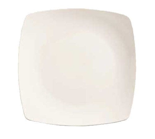 Libbey Glass Dinnerware Case of 24 / Porcelain Libbey 840-465S 8 3/4" Square Porcelana Porcelain Dinner Plate - Bright White | Denson CFE