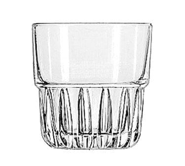 Libbey Glass Drinkware 3 Doz Libbey 15432 Everest 7 oz. Rocks / Old Fashioned Glass - 36/Case
