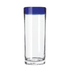 Libbey Glass Drinkware Case of 12 Libbey 92302 Aruba 12 oz. Customizable Rocks / Old Fashioned Glass with Cobalt Blue Rim – 12/Case | Denson CFE