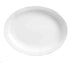 Libbey Glass Food Service Supplies 1 Doz Libbey 840-520N-17 11 1/2" x 9" Oval Porcelana Platter - Porcelain, Bright White | Denson CFE