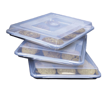Libertyware Smallwares Each Sheet Pan Cover, 1/2 size, 18" x 13", snap on, clear,