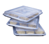 Libertyware Smallwares Each Sheet Pan Cover, 1/2 size, 18" x 13", snap on, clear,