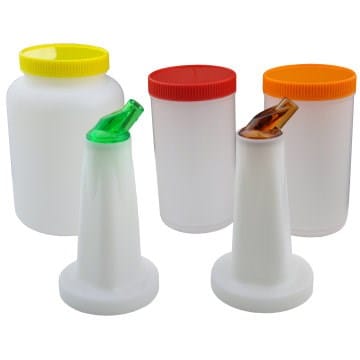 Magnum Bar Supplies EA / Green Magnum MAG6996 Pourer Barmix 1 Quart Green Lid | Denson CFE
