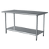 Magnum Commercial Work Tables and Stations Each Magnum MAWT2472 Stainless Steel Work Table - 24 in x 72 in x 35 in | Denson CFE
