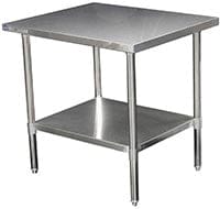 Magnum Commercial Work Tables and Stations Each Magnum MAWTS3036 Worktable Stainless Steel 30 Inches Deep X 36 Inches Long X 35 Inches High | Denson CFE