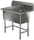 Magnum Compartment Sinks Each Magnum MA-S1818-2-0 Sink Double Bowl 18 Inch X 18 Inch | Denson CFE