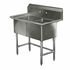 Magnum Compartment Sinks Each Magnum MA-S2424-2-L24 Sink Double Bowl 24 Inch X 24 Inch L DBMA-S2424-2-L24 | Denson CFE
