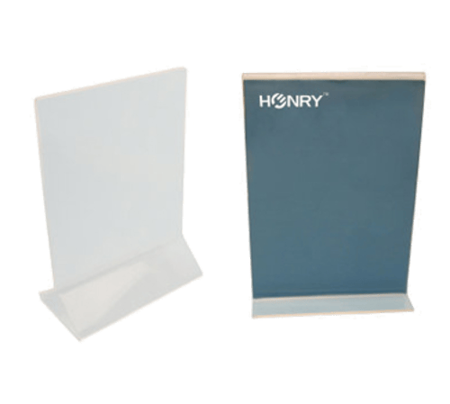 Magnum Essentials Each Magnum MAG85029 Two-Sided Menu Holder 5 Inch x 7.25 Inch Clear Acrylic | Denson CFE