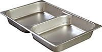 Magnum Food Pans EA Magnum 607002D Steam Pan Full 2.5 Inch Divided 24 Gauge | Denson CFE