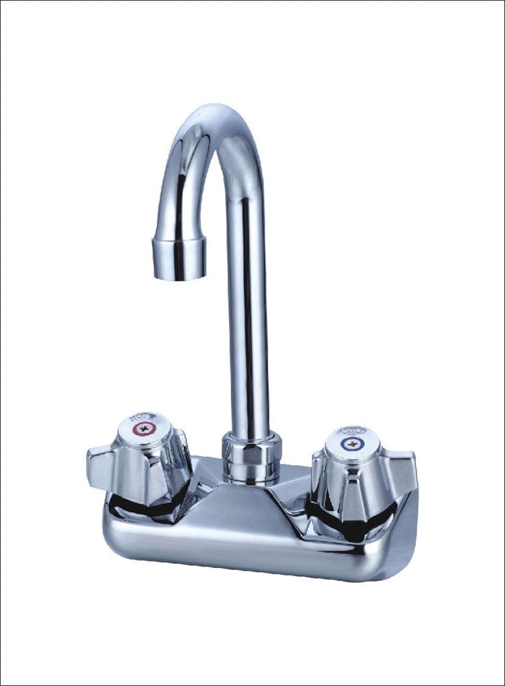Magnum Plumbing Each Magnum MA-FC-W4-8G Faucet 4 Inch Centre Wall Mount 8.5 Inch Gooseneck | Denson CFE