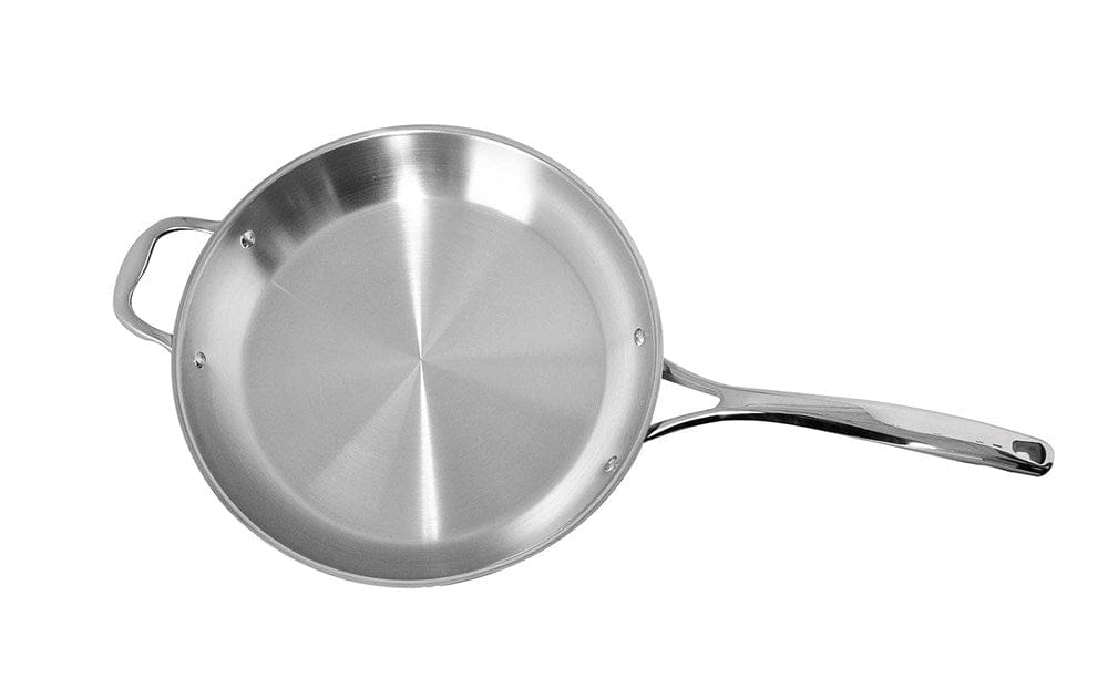 Magnum Smallwares EA Magnum MA4125TSS Fry Pan Stainless Steel 12.5 Inch X 2 Inch With Helper | Denson CFE