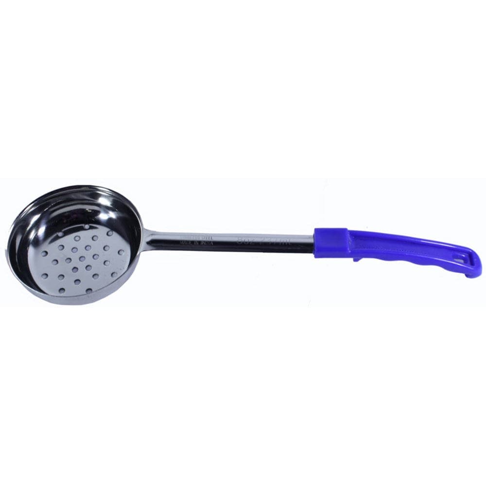 Magnum Smallwares Each / Blue Magnum MAG3258 Portion Spoon Perforated 8oz Blue | Denson CFE