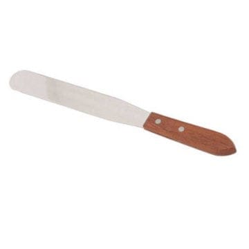 Magnum Smallwares Each Magnum MAG20308WH Spatula Stainless Steel Edge Eight Inch Blade Wood Handle | Denson CFE