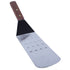 Magnum Smallwares Each Magnum MAG3029 Turner Flexible Perforated Stainless Steel 14.5 Inch Wood Handle | Denson CFE