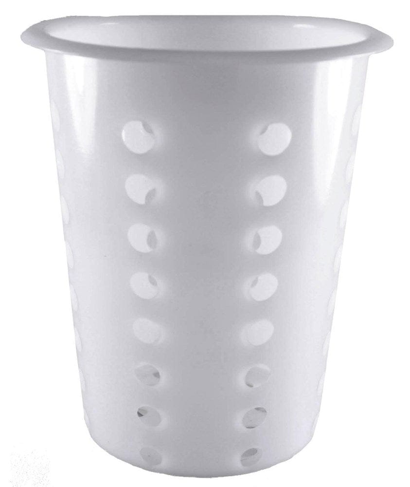 Magnum Smallwares Each Magnum MAG5255 Cutlery Cylinder, White 5.25 X 10.8 Inch | Denson CFE