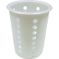 Magnum Smallwares Each Magnum MAG5255 Cutlery Cylinder, White 5.25 X 10.8 Inch | Denson CFE