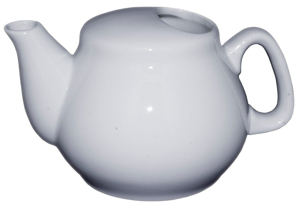 Magnum Smallwares PK Magnum MAG4016 Teapot 16 Ounce Ceramic White (2 Pack) | Denson CFE